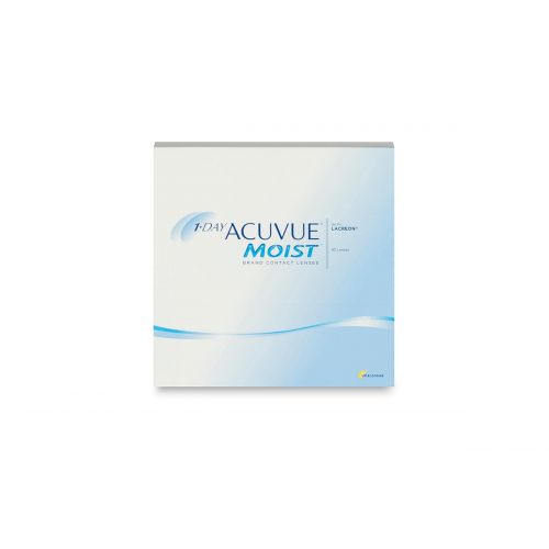 Johnson & Johnson 1-Day Acuvue Moist (90er Packung) Tageslinsen (0.5 dpt & BC 8.5) mit UV-Schutz