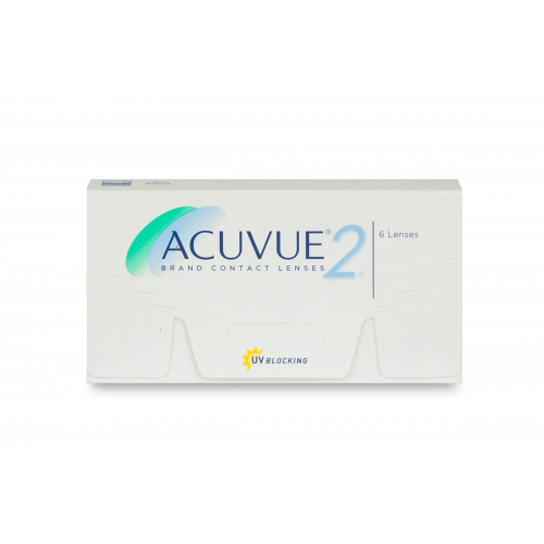 Johnson & Johnson Acuvue 2 (6er Packung) Wochenlinsen (0.5 dpt & BC 8.3) mit UV-Schutz