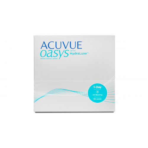 Johnson & Johnson Acuvue Oasys 1-Day (90er Packung) Tageslinsen (-0.5 dpt & BC 9) mit UV-Schutz