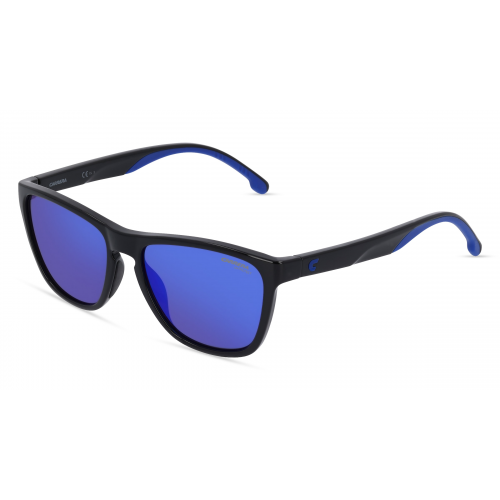 Carrera 8058/S Unisex-Sonnenbrille Vollrand Eckig Kunststoff-Gestell, schwarz