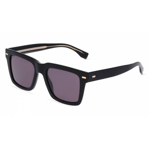 Boss 1442/S Herren-Sonnenbrille Vollrand Eckig Acetat-Gestell, schwarz