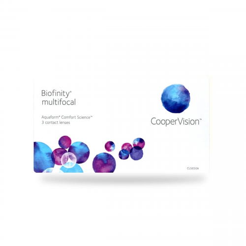 CooperVision Biofinity Multifocal D (3er Packung) Monatslinsen (0.25 dpt, Addition 1.00 & BC 8.6)