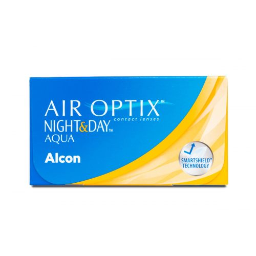 Alcon Air Optix Night & Day AQUA (3er Packung) Monatslinsen (-1 dpt & BC 8.6)