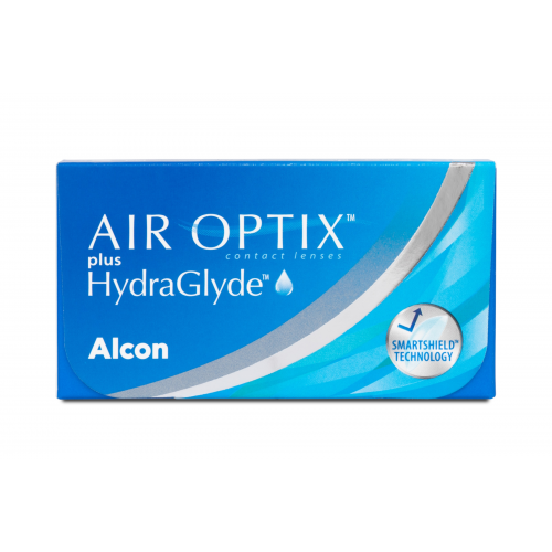 Alcon Air Optix plus HydraGlyde (3er Packung) Monatslinsen (-6.75 dpt & BC 8.6)