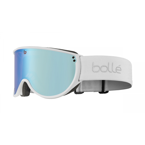 Bollé BLANCA Unisex-Skibrille Vollrand Monoscheibe Kunststoff-Gestell, weiß