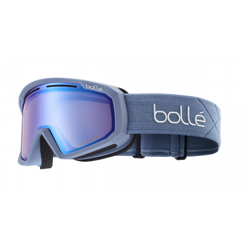 Bollé Y7 OTG Unisex-Skibrille Vollrand Monoscheibe Kunststoff-Gestell, blau