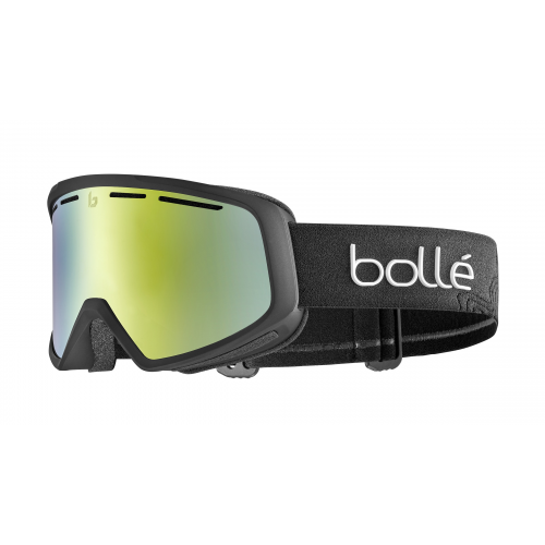 Bollé CASCADE Unisex-Skibrille Vollrand Monoscheibe Kunststoff-Gestell, schwarz