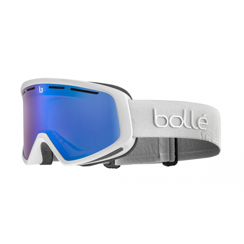 Bollé CASCADE Unisex-Skibrille Vollrand Monoscheibe Kunststoff-Gestell, grau