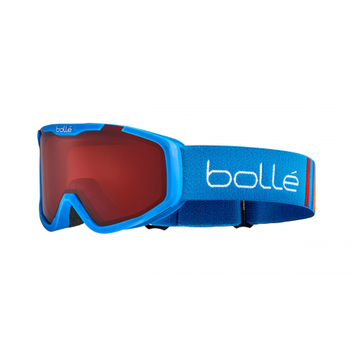 Bollé ROCKET Kinder-Skibrille Vollrand Monoscheibe Kunststoff-Gestell, blau