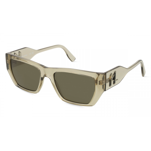 Karl Lagerfeld KL6123S Unisex-Sonnenbrille Vollrand Eckig Kunststoff-Gestell, grün