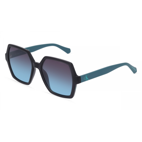 Calvin Klein Jeans CKJ21629S Damen-Sonnenbrille Vollrand Eckig Kunststoff-Gestell, grau