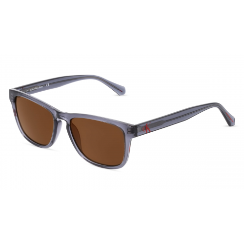 Calvin Klein Jeans CKJ21623S Herren-Sonnenbrille Vollrand Eckig Kunststoff-Gestell, grau