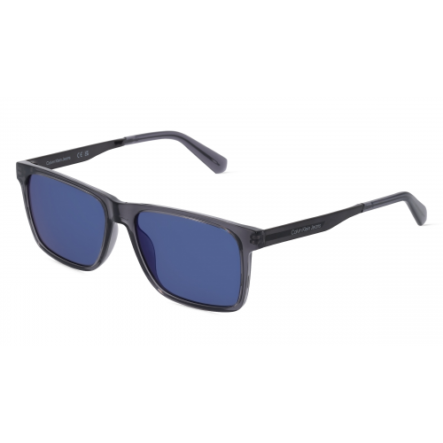 Calvin Klein CKJ21624S Herren-Sonnenbrille Vollrand Eckig Kunststoff-Gestell, grau