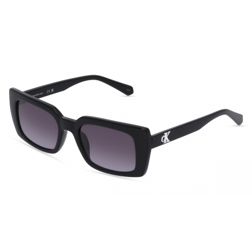 Calvin Klein Jeans CKJ22606S Damen-Sonnenbrille Vollrand Eckig Kunststoff-Gestell, schwarz