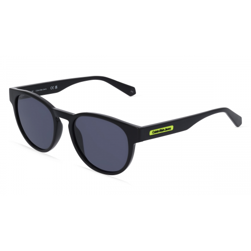 Calvin Klein Jeans CKJ22609S Unisex-Sonnenbrille Vollrand Panto Kunststoff-Gestell, schwarz