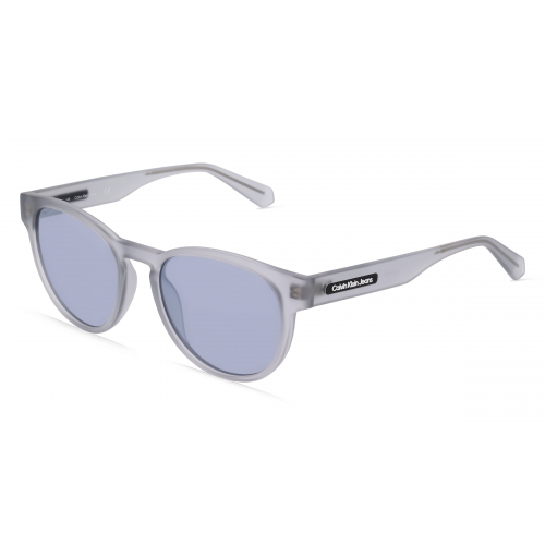 Calvin Klein Jeans CKJ22609S Unisex-Sonnenbrille Vollrand Panto Kunststoff-Gestell, grau