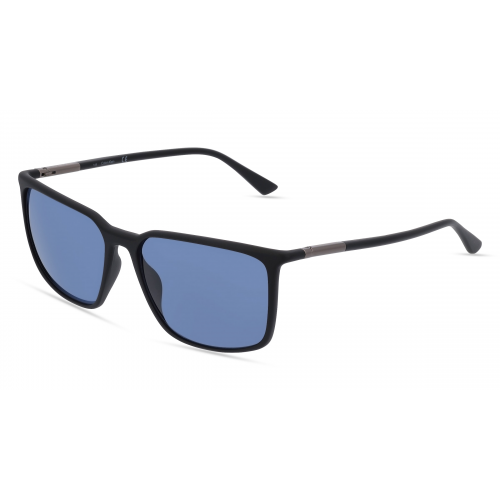 Calvin Klein CK22522S Herren-Sonnenbrille Vollrand Eckig Kunststoff-Gestell, schwarz