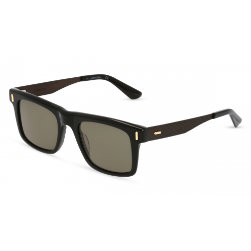 Calvin Klein CK22511S Herren-Sonnenbrille Vollrand Eckig Kunststoff-Gestell, schwarz