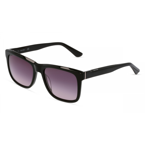 Calvin Klein CK22519S Herren-Sonnenbrille Vollrand Eckig Kunststoff-Gestell, schwarz