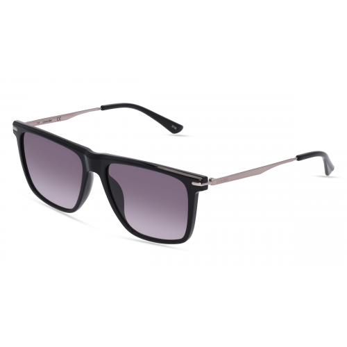 Calvin Klein CK22518S Herren-Sonnenbrille Vollrand Eckig Kunststoff-Gestell, schwarz