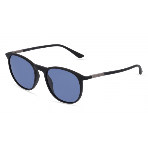 Calvin Klein CK22537S Unisex-Sonnenbrille Vollrand Oval Kunststoff-Gestell, schwarz