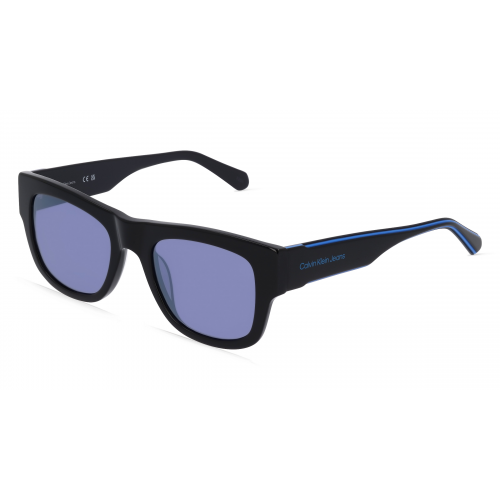 Calvin Klein CKJ22637S Herren-Sonnenbrille Vollrand Eckig Kunststoff-Gestell, schwarz