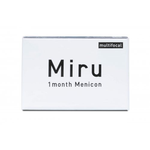 Menicon Miru 1month Multifocal (6er Packung) Monatslinsen (-9.5 dpt, Addition Low (0,75 - 2,25) & BC 8.6)