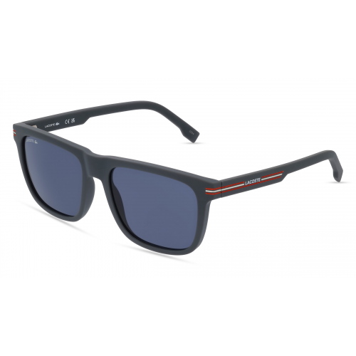 Lacoste L959S Herren-Sonnenbrille Vollrand Eckig Kunststoff-Gestell, grau