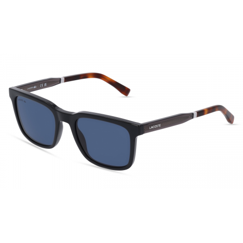 Lacoste L954S Herren-Sonnenbrille Vollrand Eckig Kunststoff-Gestell, schwarz