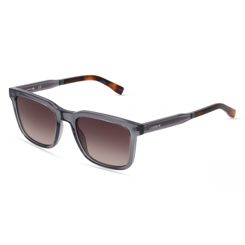 Lacoste L954S Herren-Sonnenbrille Vollrand Eckig Kunststoff-Gestell, grau