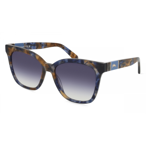 Longchamp LO696S Unisex-Sonnenbrille Vollrand Cateye Kunststoff-Gestell, braun