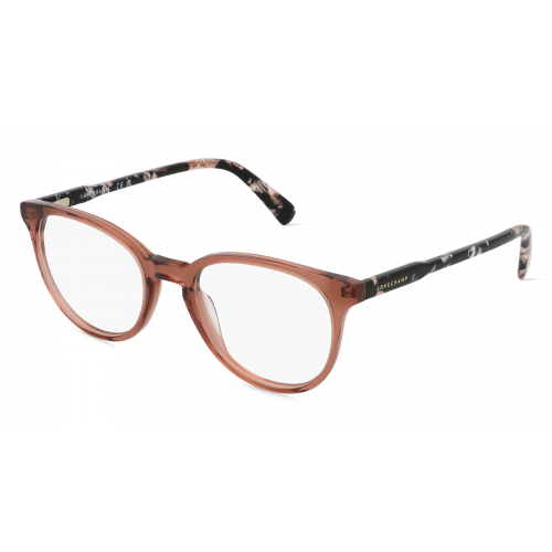 Longchamp LO2608 Damen-Brille inkl. Gläser Vollrand Rechteckig Acetat-Gestell 49mm/19mm/140mm, gelb