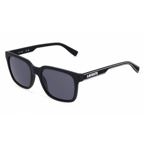 Lacoste L967S Herren-Sonnenbrille Vollrand Eckig Kunststoff-Gestell, schwarz