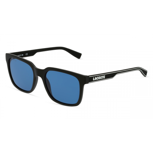 Lacoste L967S Herren-Sonnenbrille Vollrand Eckig Kunststoff-Gestell, schwarz