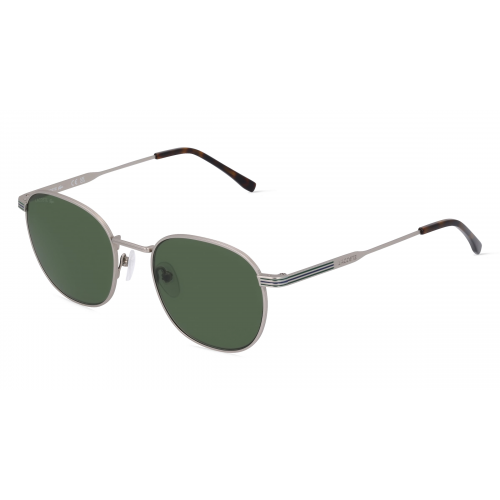 Lacoste L251S Herren-Sonnenbrille Vollrand Panto Metall-Gestell, silber