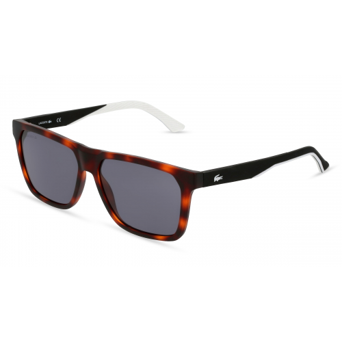 Lacoste L972S Herren-Sonnenbrille Vollrand Eckig Bio-Kunststoff-Gestell, braun