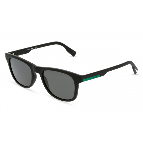 Lacoste L969S Herren-Sonnenbrille Vollrand Eckig Kunststoff-Gestell, schwarz