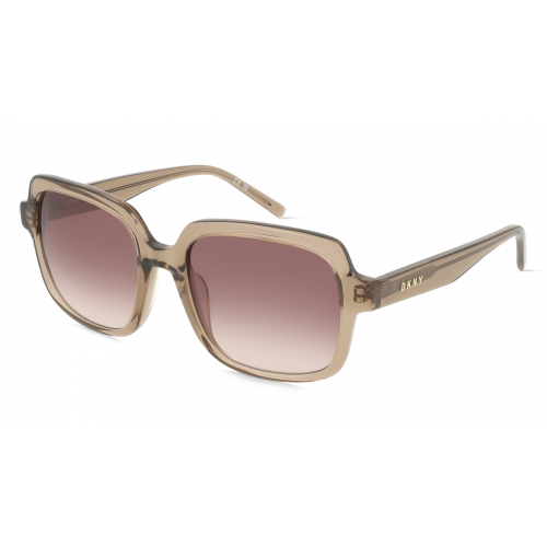 DKNY DK540S Damen-Sonnenbrille Vollrand Eckig Acetat-Gestell, gelb