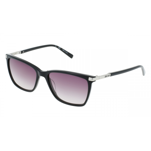 DKNY DK539S Damen-Sonnenbrille Vollrand Eckig Acetat-Gestell, schwarz