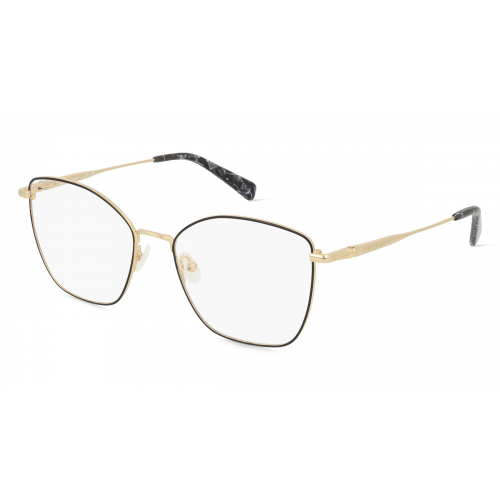 Longchamp LO2151 Damen-Brille inkl. Gläser Vollrand Butterfly Metall-Gestell 53mm/17mm/140mm, gold