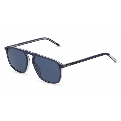 Zeiss ZS22507S Herren-Sonnenbrille Vollrand Eckig Kunststoff-Gestell, blau