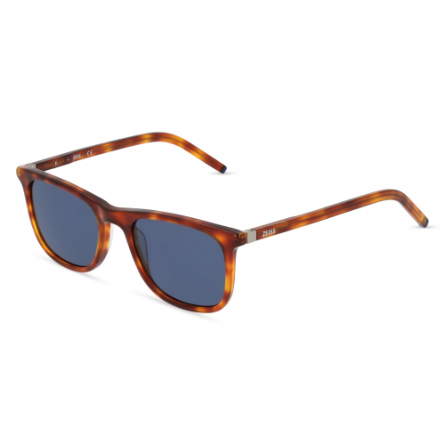 Zeiss ZS22509S Unisex-Sonnenbrille Vollrand Eckig Kunststoff-Gestell, braun