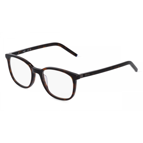 Zeiss ZS22502 Unisex-Brille inkl. Gläser Vollrand Eckig Acetat-Gestell 52mm/19mm/145mm, braun