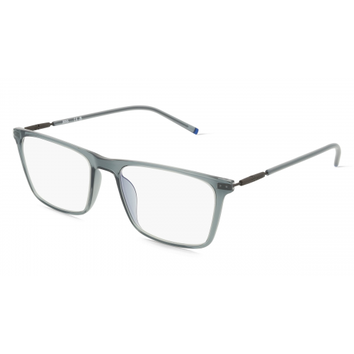 Zeiss ZS22504 Unisex-Brille inkl. Gläser Vollrand Eckig Kunststoff-Gestell 55mm/18mm/145mm, grau