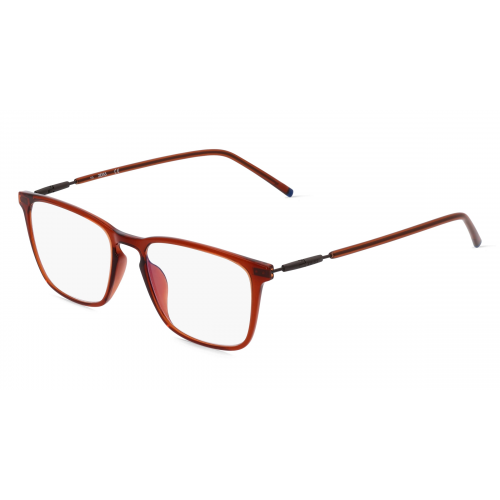 Zeiss ZS22505 Unisex-Brille inkl. Gläser Vollrand Rechteckig Kunststoff Metall-Gestell 53mm/18mm/145mm, orange