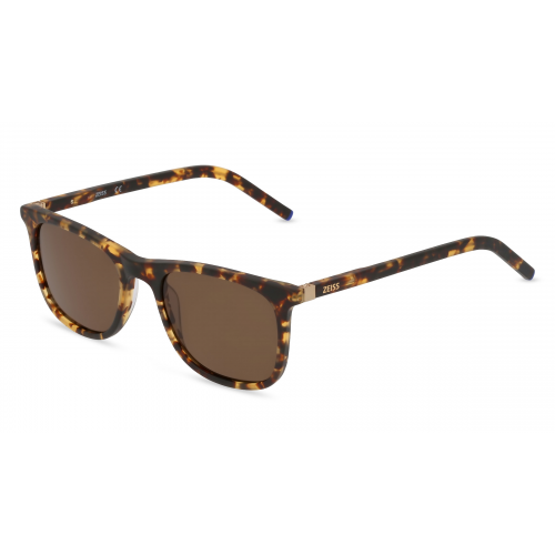 Zeiss ZS22509SP Unisex-Sonnenbrille Vollrand Eckig Kunststoff-Gestell, braun