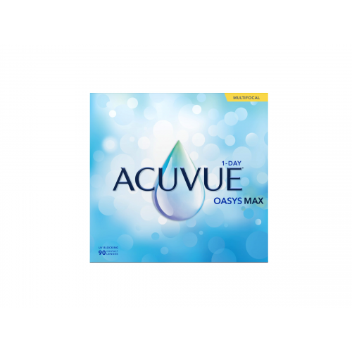 Johnson & Johnson Acuvue Oasys Max 1-Day MULTI (90er Packung) Tageslinsen (-9 dpt, Addition Low (0,75 - 1,25) & BC 8.4) mit UV-Schutz