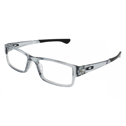 Oakley OX8046 Herren-Brille inkl. Gläser Vollrand Rechteckig Kunststoff-Gestell 53mm/18mm/143mm, grau