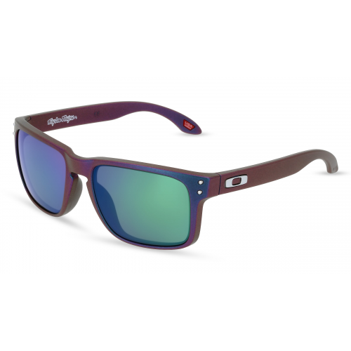 Oakley OO9102 HOLBROOK Herren-Sonnenbrille Vollrand Eckig Kunststoff-Gestell, Lila