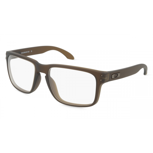 Oakley OX8156 Herren-Brille inkl. Gläser Vollrand Eckig Kunststoff-Gestell 56mm/18mm/137mm, braun